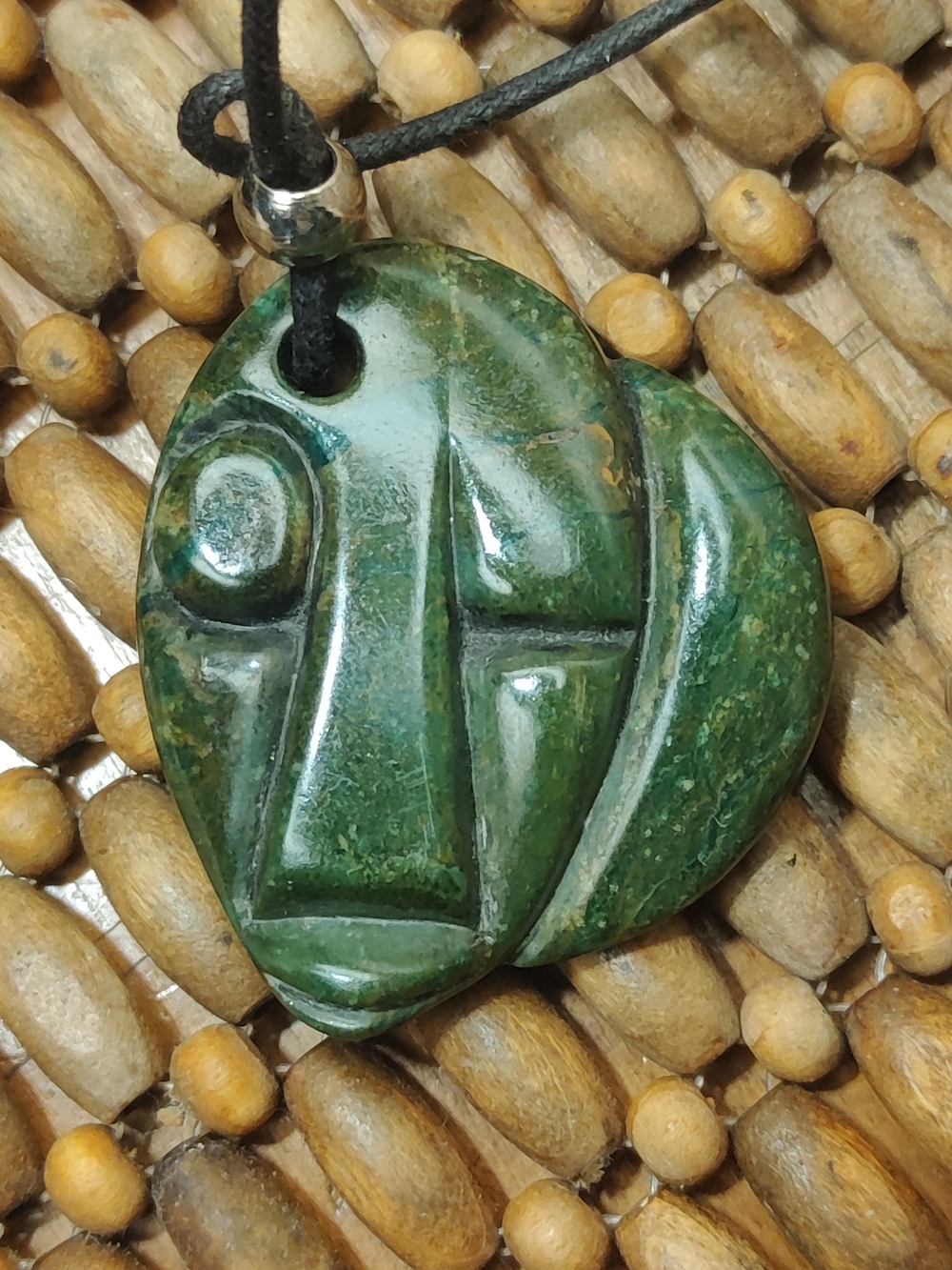 South African Verdite Shona Stone Pendant